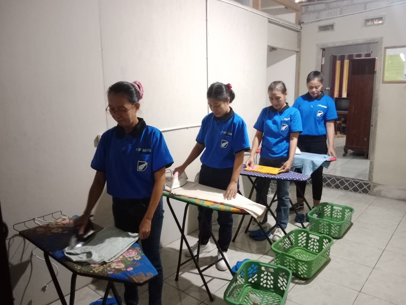 Cooking and domestic duties training